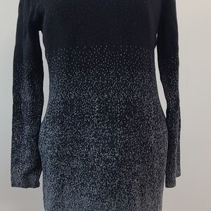 Nicole Miller Black and Gray Women's Dress